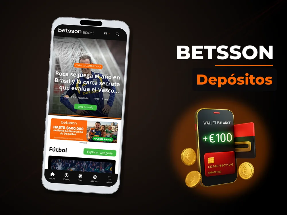 Betsson - Depósitos