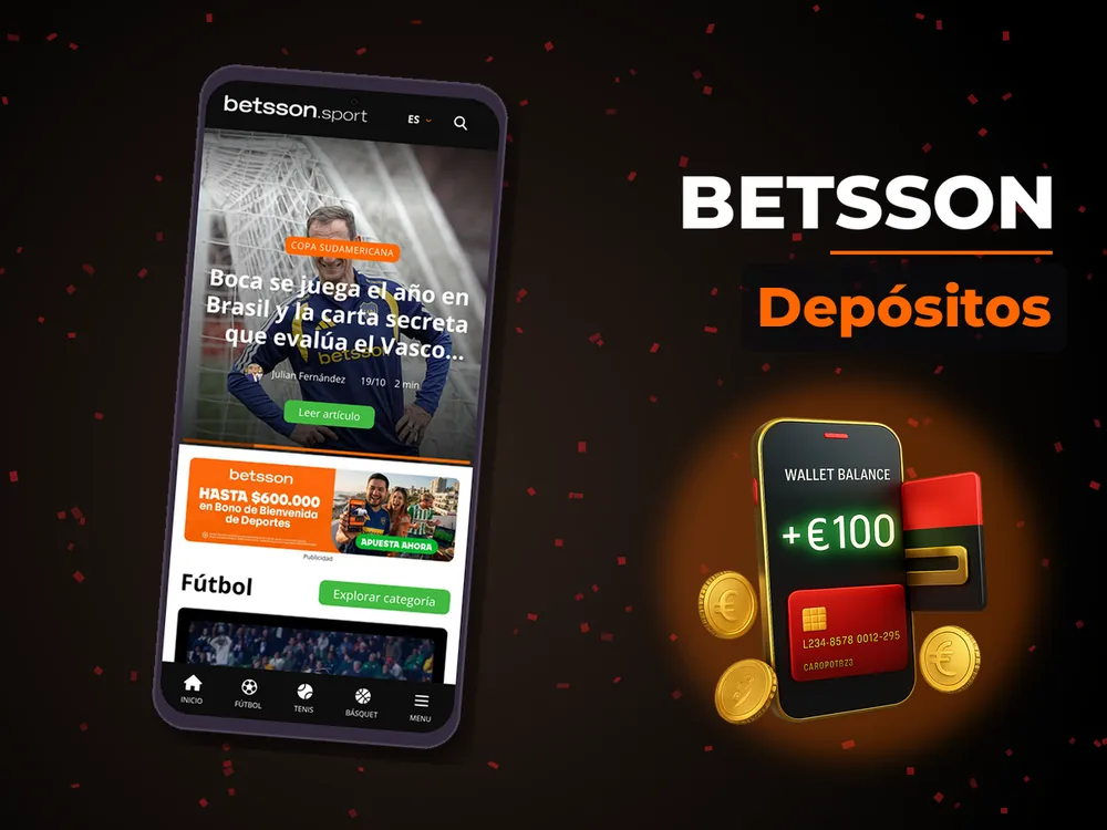 Betsson - Depósitos