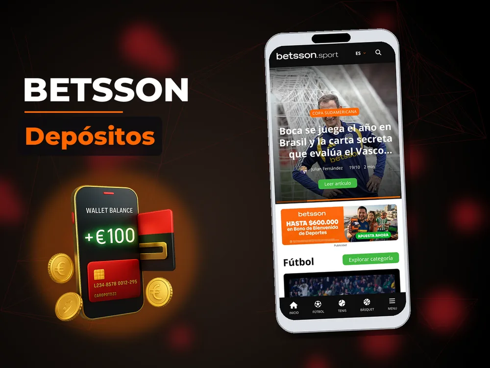 Betsson - Depósitos